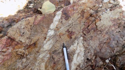Au Mineralization, Stockworks Rhyolites