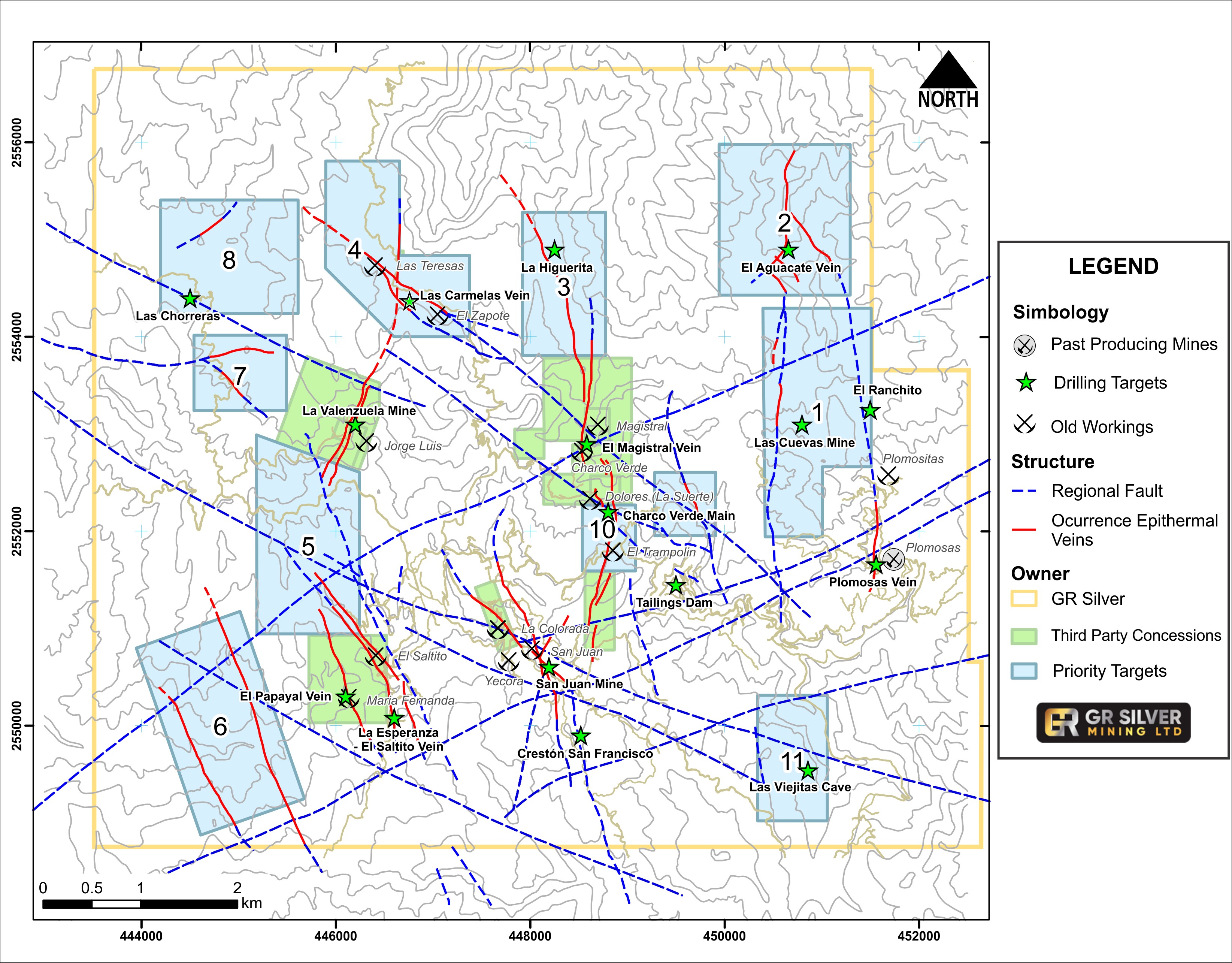 Future Exploration Drilling Targets – Under-explored Epithermal Vein Systems