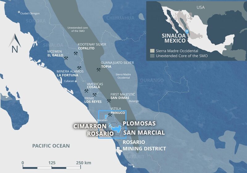 GR Silver Mining project locations